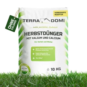 TerraDomi 10 kg Herbstdünger mit Kalium für 250 m² - Volldünger, Rasendünger - Bild 1 von 8