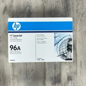 NEW Genuine OEM HP Laserjet 96A Black C4096A Toner Cartridge for HP 2100 2200 - Picture 1 of 5