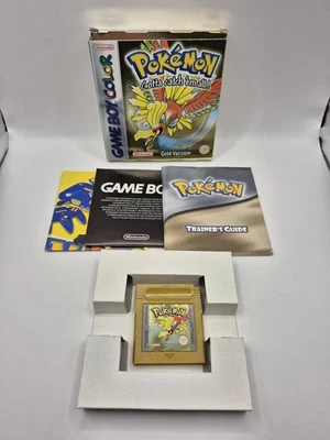Pokemon Gold Version - Nintendo Game Boy Color GBC - Boxed With Manual - Image 1 of 4