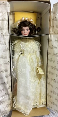 Seymour Mann “VANESSA” Porcelain Bride Doll Connoisseur Collection-1994- CB 6968 - Image 1 of 4