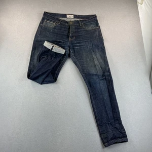 Pantalones de mezclilla P & Co para hombre 36 regular azul ribete edición limitada hechos en Inglaterra - Imagen 1 de 21