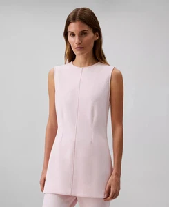 Calvin Klein Women's Sleeveless Tailored Knit Tunic Top Modern Rose Pearl XL - Picture 1 of 5