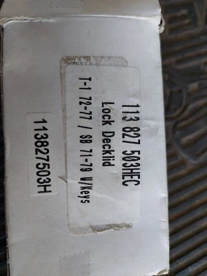 Deck Lid Lock IAP/Kuhltek Motorwerks 113827503HEC Volkswagen Bug Beetle Rod  - Imagem 1 de 4