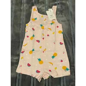 NWT Roxy girls Remember Coverup Beach Romper, Fruit Salad SZ 5 - Picture 1 of 2