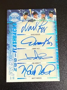 2024 Leaf a Bronx Legacy - Franchise Flashback Boggs, Key, Abbott, Nokes 2/6 - Picture 1 of 2