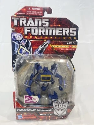Transformers Generations Deluxe Class Cybertronian Soundwave Figure NEW 2010 - Image 1 of 4