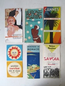 LOTTO DEPLIANT LIBRETTI PUBBLICITARI CITTA' TURISTICHE ANNI 40/60 - Imagen 1 de 8