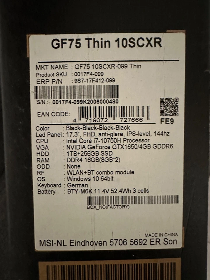 Gaming Laptop ( MSI ) - Bild 1 von 4