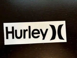 Decal FOR HURLEY 5"X1.5" Vinyl Window Bumper Laptop Cup Car Surfing Surfboard - Picture 1 of 1