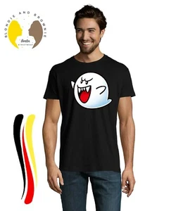 Camisa de hombre Blondie & Brownie Mario Boo Geist Yoshi Super Luigi Peach Nintendo - Imagen 1 de 9