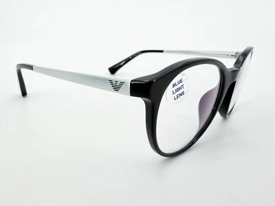 Monturas de gafas Emporio Armani EA3154 5017 negras 51[]20-140 plateadas K084 Foto 1 de 4