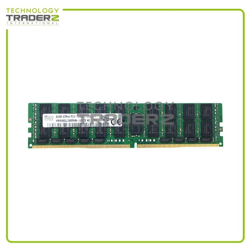 HMAA8GL7AMR4N-UH Hynix 64GB PC4-19200 DDR4-2400MHz ECC REG Quad Rank Memory - Image 1 of 1