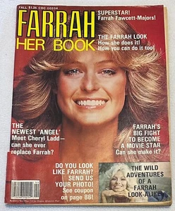 Farrah Fawcett Her Book Includes Charlie's Angels Vtg 1977 Magazine Full Of Pics - Picture 1 of 8