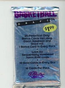 3 PACK LOT 1994 CLASSIC DRAFT BASKETBALL 16 CARDS PER PACK - Picture 1 of 2