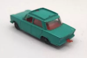 1960s Vintage Lesney MATCHBOX #56 FIAT 1500 w/o Box NICE Aqua Blue Paint - Picture 1 of 3