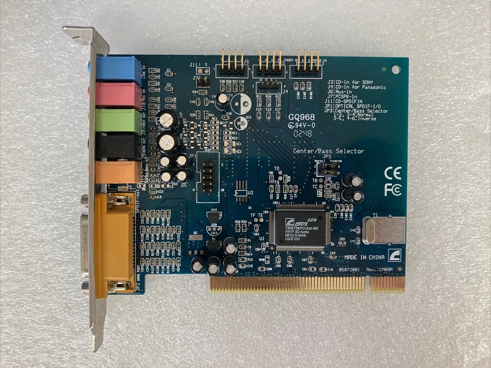 AOpen Cobra AW850 PCI Internal Sound Card GQ968 Rev. CM09A ~ - Image 1 of 4