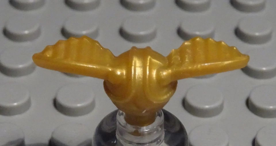 Lego Figur Zubehör aus Harry Potter Quidditch Ball Gold