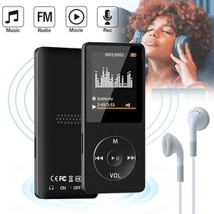 Reproductor de MP3 LCD Bluetooth 5.0 16 GB HiFi Reproductor de música deportivo sin pérdidas Radio FM - Imagen 1 de 12
