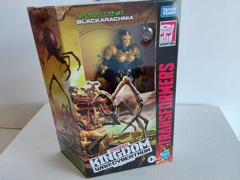 Transformers Kingdom Blackarachnia New In Sealed Box Cover