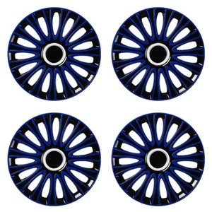 14inch Car Wheel Rim Skin Cover SUV Hubcap Wheel Cover Dark Blue 4PCS/SET AU - Picture 1 of 8