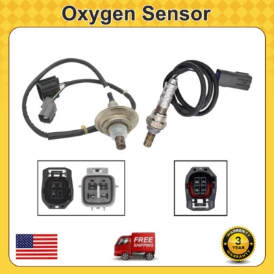 Set 2 Up & Down O2 Oxygen Sensors For 2010-2013 Mazda 3 2.3L L4 Turbocharged New - Image 1 of 4