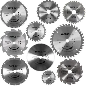 YATO Kreissägeblatt Handkreissäge HM-Sägeblatt Holz PVC Alu Metall 125 - 500 mm - Bild 1 von 81