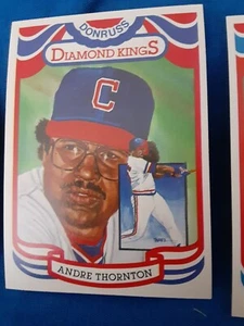 1984 Donruss - Diamond Kings "Perez-Steel" on Back #25 Andre Thornton - Picture 1 of 1