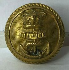 Victorian Royal Navy Officers Gilt button 18 mm C & J Weldon & Son 