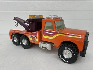 Vintage Nylint Big Pumpkin Wrecker Tow Truck Pressed Steel 1970s - Picture 1 of 10