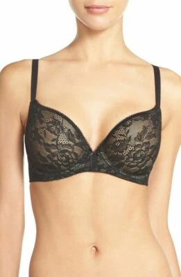 Wacoal 853201 Underwire Lined Lace Finesse Contour T-shirt Bra Size 34DD - Image 1 of 4
