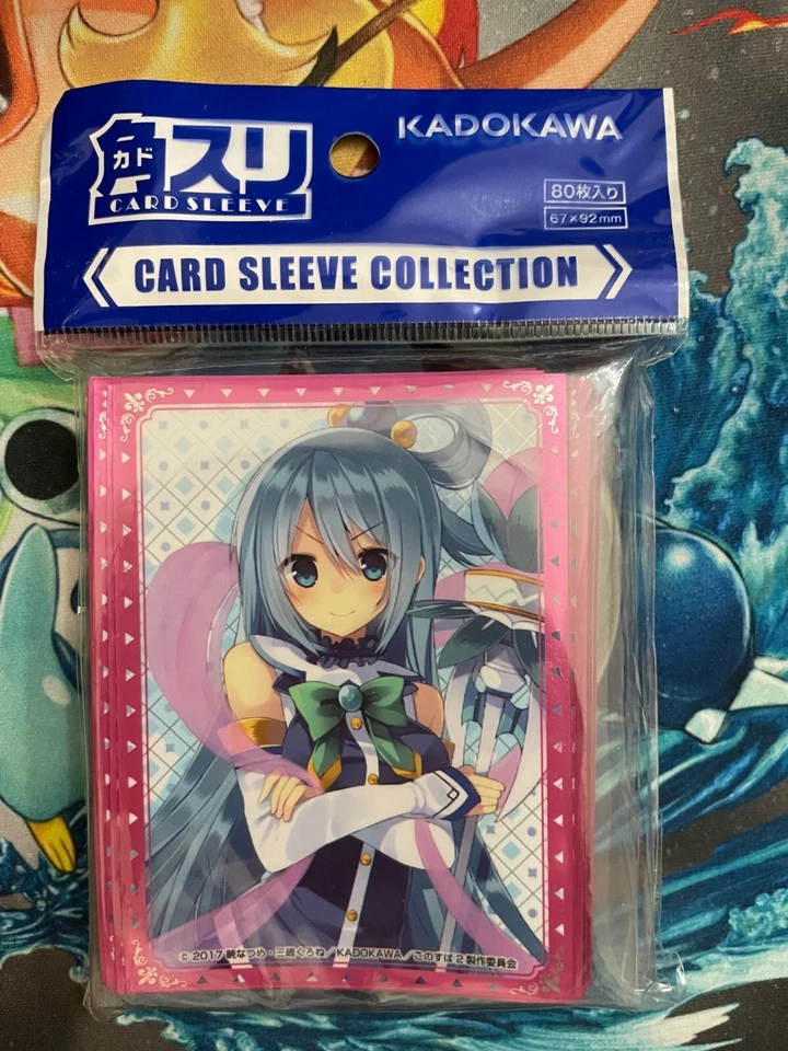 Konosuba, Aqua, Sleeves, Kadokawa, New - Image 1 of 1