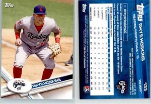 Rhys Hoskins 2017 Topps Pro Debut #133 Reading Fightin Phils Phillies Brewers - Picture 1 of 1