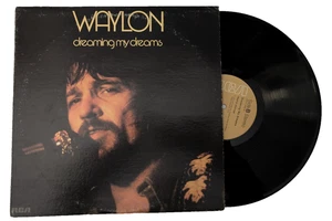 WAYLON JENNINGS Dreaming my Dreams - Vinyl Record Album 1975 RCA Victor LP -VG - Picture 1 of 5