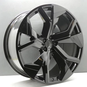 AUDI RSQ8 GLOSS BLACK 23" ALLOY WHEEL RIM 10.5J 4M8601025AP GENUINE X1 - Picture 1 of 14