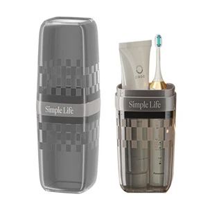 Travel Toothbrush Cup, Toothbrush Holder with Cover, Portable Travel Toothbru... - Picture 1 of 7