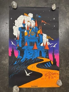 Peaceful Kingdom 1971 Schwarzlicht Poster Vintage Psychedelic Peace C2841 - Bild 1 von 5