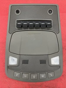 17-22 F250 F350 XL GRAY OVERHEAD CONSOLE WITH UPFITTER SWITCHES # OHC55 - Picture 1 of 12