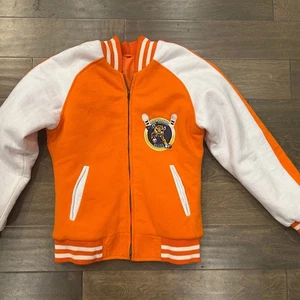 Gunpowder Milkshake Karen Gillan Sam Orange Bomber Jacket - Picture 1 of 6