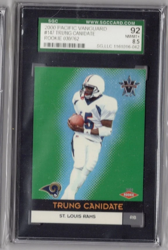 2000 TRUNG CANDIDATE #147 Pacific Vanguard #030/762 ROOKIE SGC 92 8.5 - Image 1 of 1