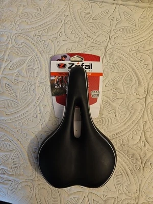 Sillín de asiento de bicicleta Zefal TRUE-GEL Z-FIT negro/blanco Foto 1 de 2