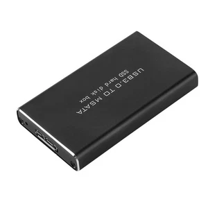MSAta MINI PCI-E SSD Solid State Disk Enclosure Hard Disk Box 6Gbps 30*30/50m CB - Afbeelding 1 van 11