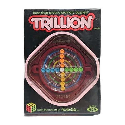 1982 Ideal Trillion Puzzle Game Vintage Rubik's Cube Brain Teaser — Hong Kong - Image 1 of 4
