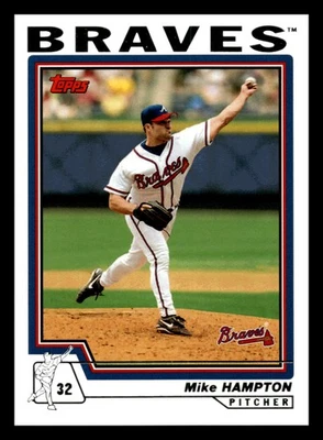 2004 Topps Mike Hampton Atlanta Braves #48 Centered Mint Baseball Card - Image 1 of 2