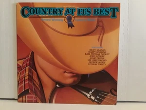 Country At Its Best Vinyl LP K-Tel 1984 George Jones, George Strait & More VG+ - Picture 1 of 5