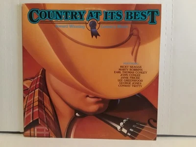 Country At Its Best Vinyl LP K-Tel 1984 George Jones, George Strait & More VG+ - Image 1 of 4