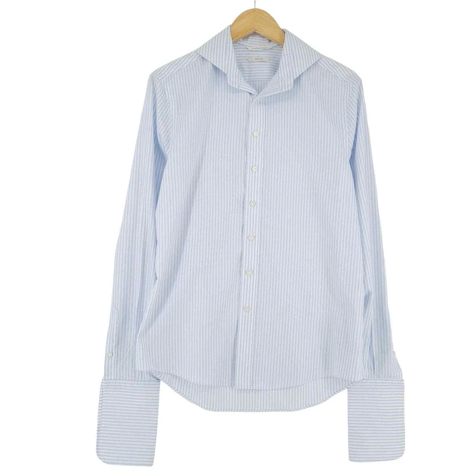 Suitsupply Camicia Uomo Extra Slim Wv7 Taglia 39 A Righe Con Gemelli Formali - Immagine 1 di 4