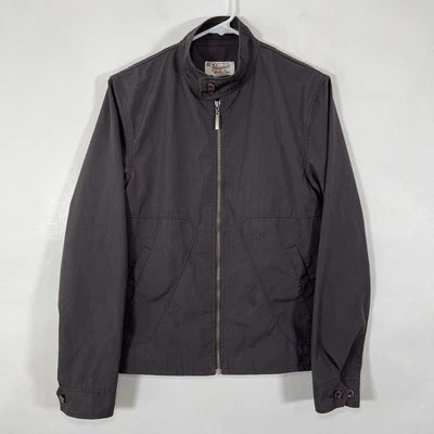 Original Penguin Full Zip Bomber Golf Jacket Mens Size Small Gray Button Collar - Image 1 of 4