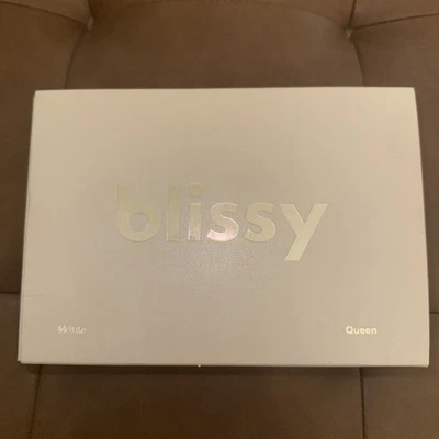 NUEVO Blissy 100% pura seda morera en blanco (o ff blanco)- REINA Foto 1 de 4