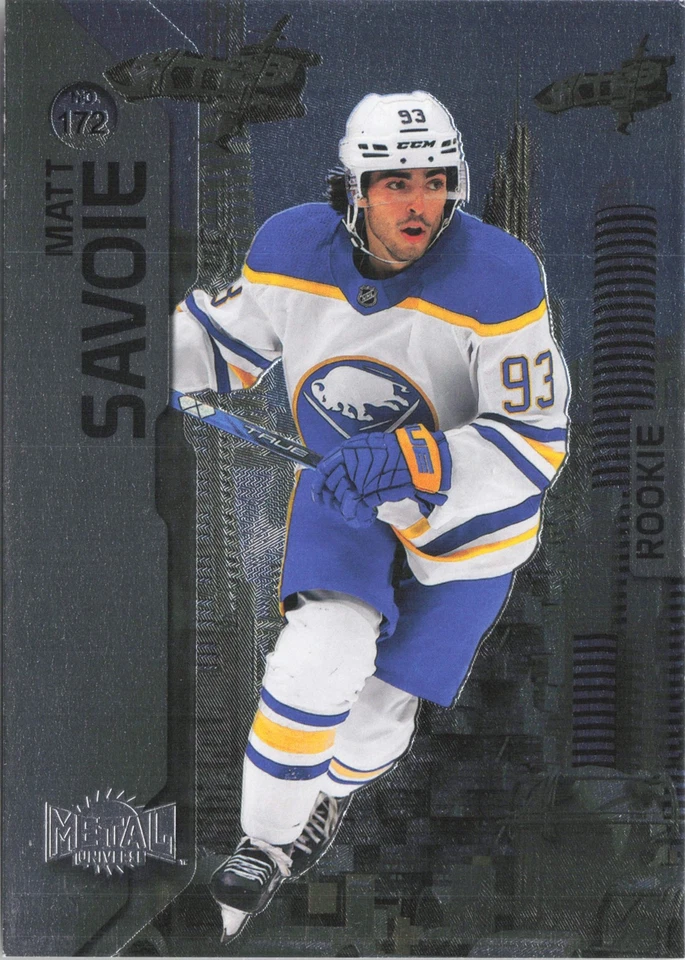 2023-24 SkyBox Metal Universe #172 Matt Savoie - Image 1 of 2