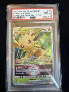 Leafeon VSTAR SWSH195 SWSH: Sword & Shield Promo Cards Holo PSA 10 - Picture 1 of 2